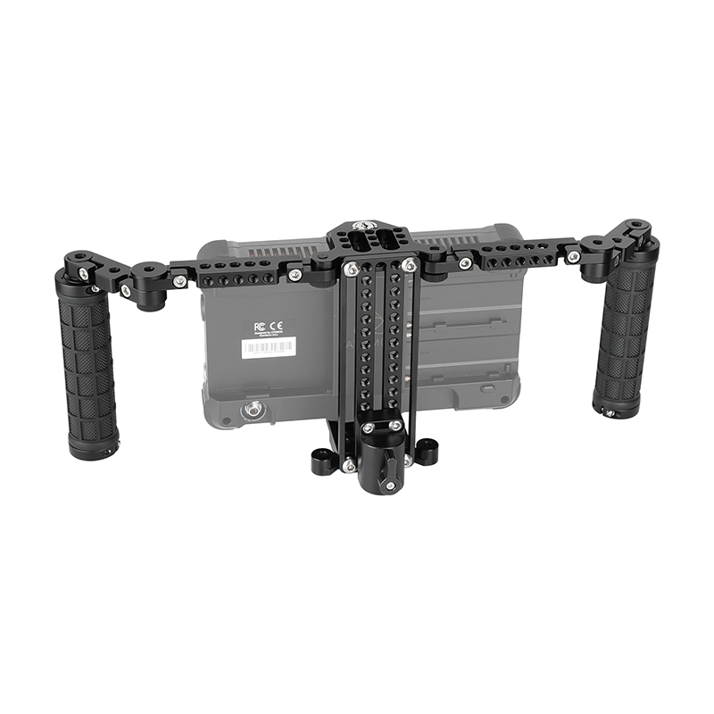 CAMVATE Director's Monitor Cage Kit with Handles and Light Stand Connector