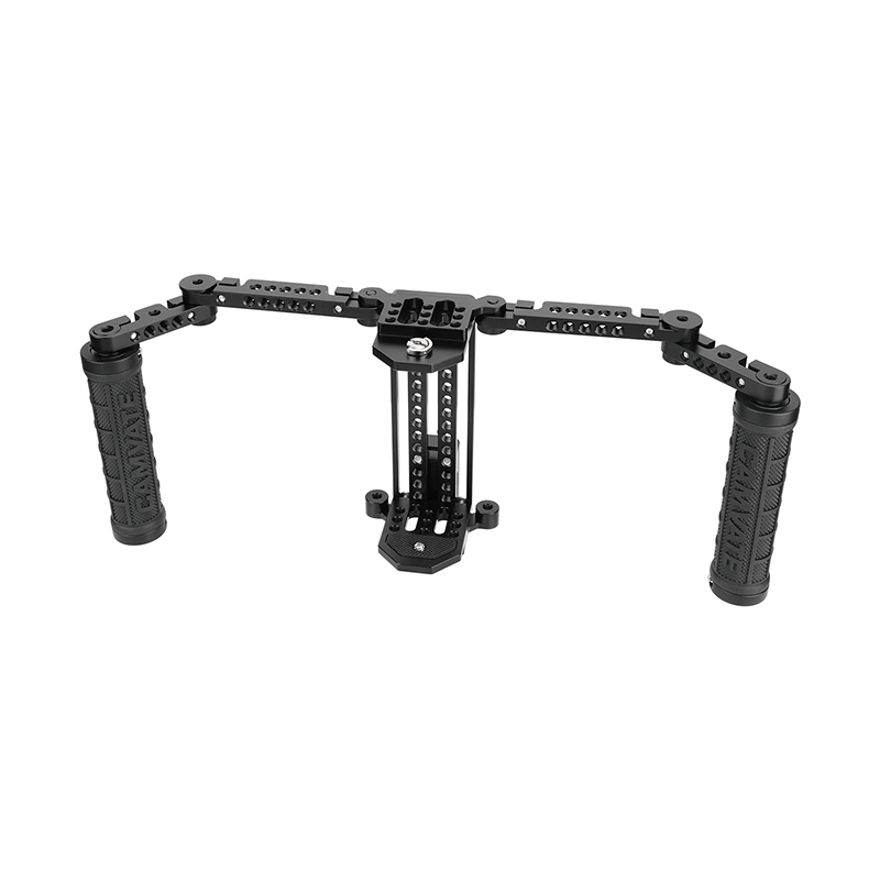 CAMVATE Director's Monitor Cage Kit with Handles and Light Stand Connector