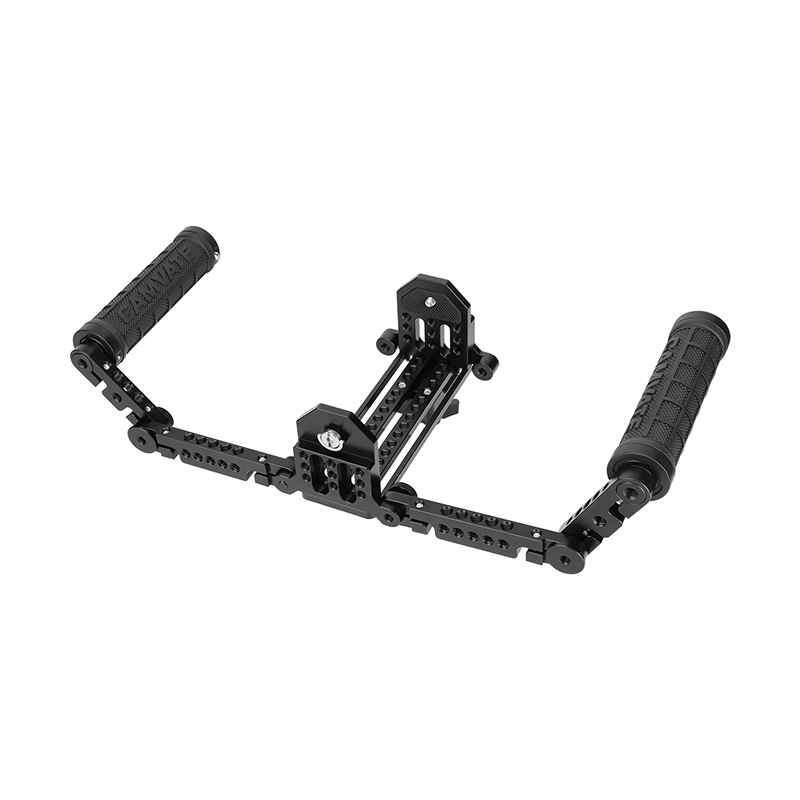 CAMVATE Director's Monitor Cage Kit with Handles and Light Stand Connector