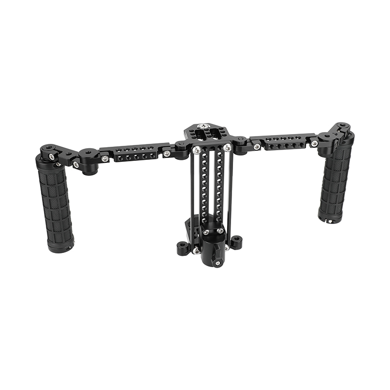 CAMVATE Director's Monitor Cage Kit with Handles and Light Stand Connector