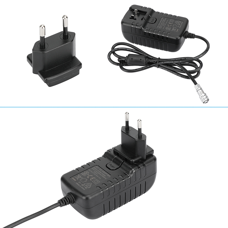 CAMVATE BMPCC 4K / 6K DC Power Cable To Universal Travel Adapter 220V To 110V Voltage Power Charger Converter With US / EU / UK Plug