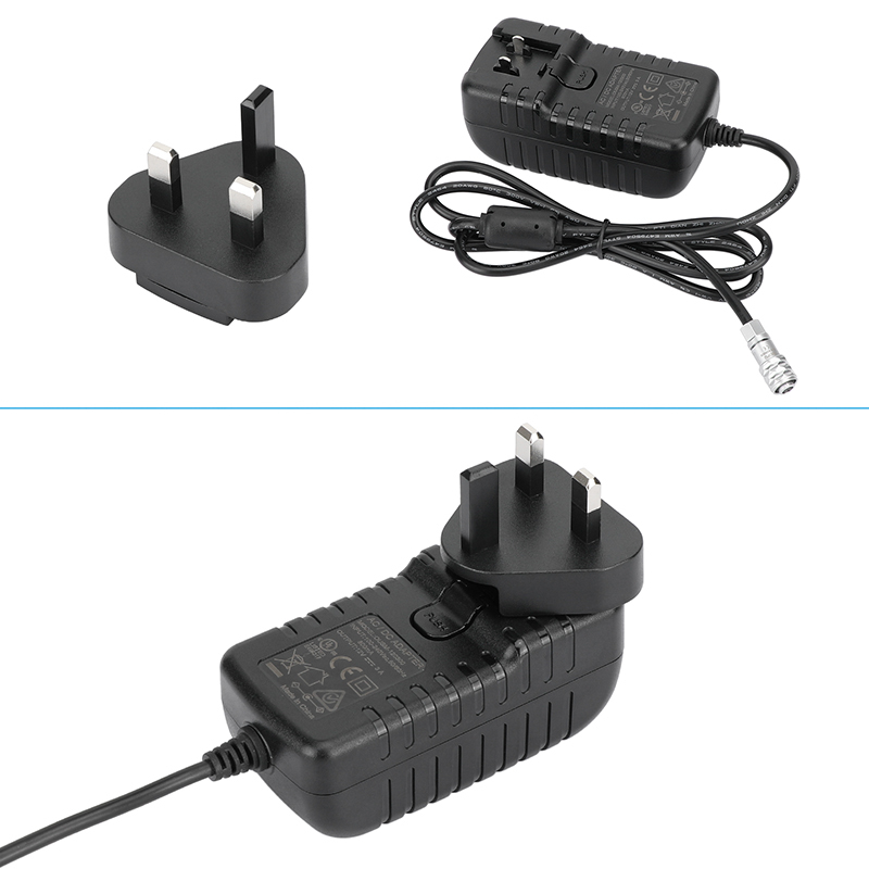 CAMVATE BMPCC 4K / 6K DC Power Cable To Universal Travel Adapter 220V To 110V Voltage Power Charger Converter With US / EU / UK Plug