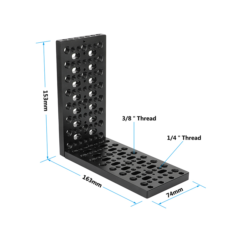 CAMVATE  L-Shaped Bracket with Cheese-Style Extension Mounting Plate