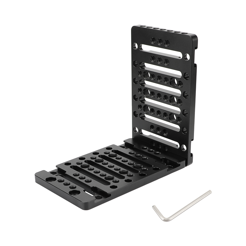 CAMVATE  L-Shaped Bracket with Multifunction Cheese-Style Mounting Plate