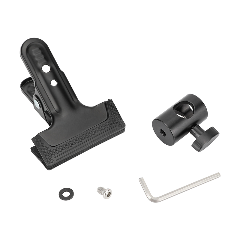 CAMVATE Spring Clip Clamp with Light Stand Mount