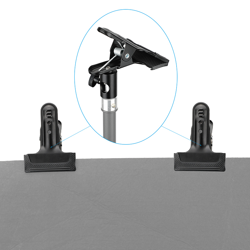 CAMVATE Spring Clip Clamp with Light Stand Mount
