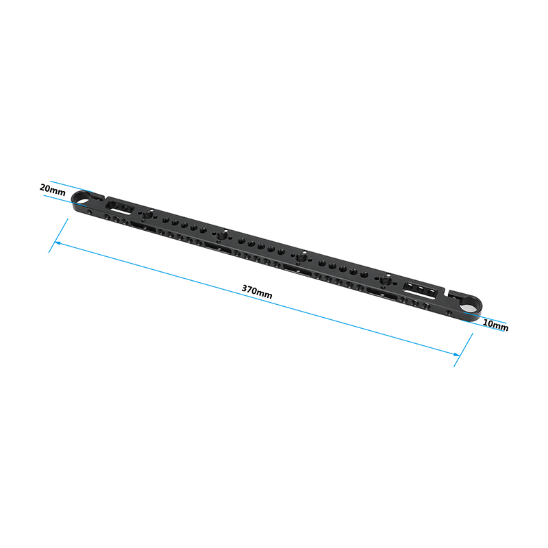 CAMVATE Cross Cheese Bar with 15mm Rod Adapter for Camera Monitor Cage Rig