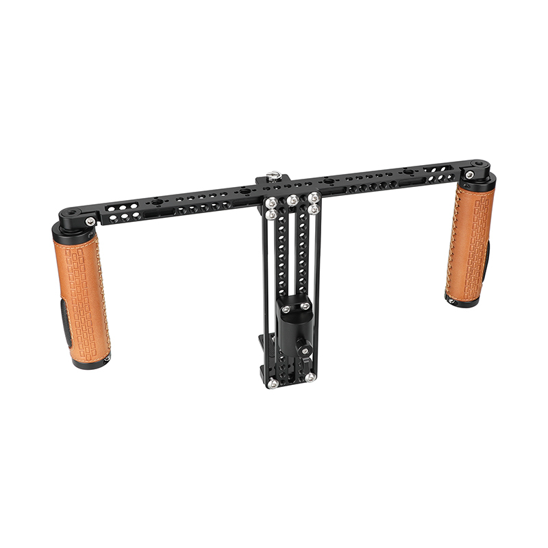 CAMVATE Height-Adjustable Monitor Cage with Handgrips for 5" 7" 8" 10" Video Monitor
