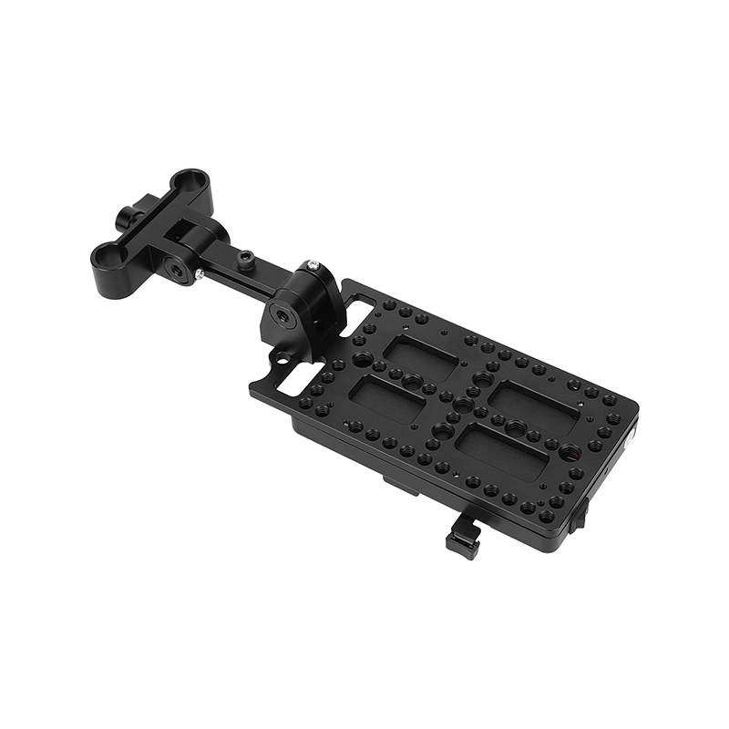 CAMVATE Battery Support Rig With V Lock Power Supply Splitter