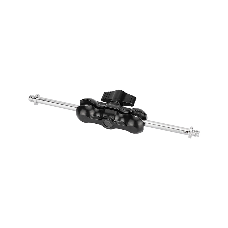 CAMVATE 1/4"-20 Mini Ball Head Extension Arm (Black Lever)