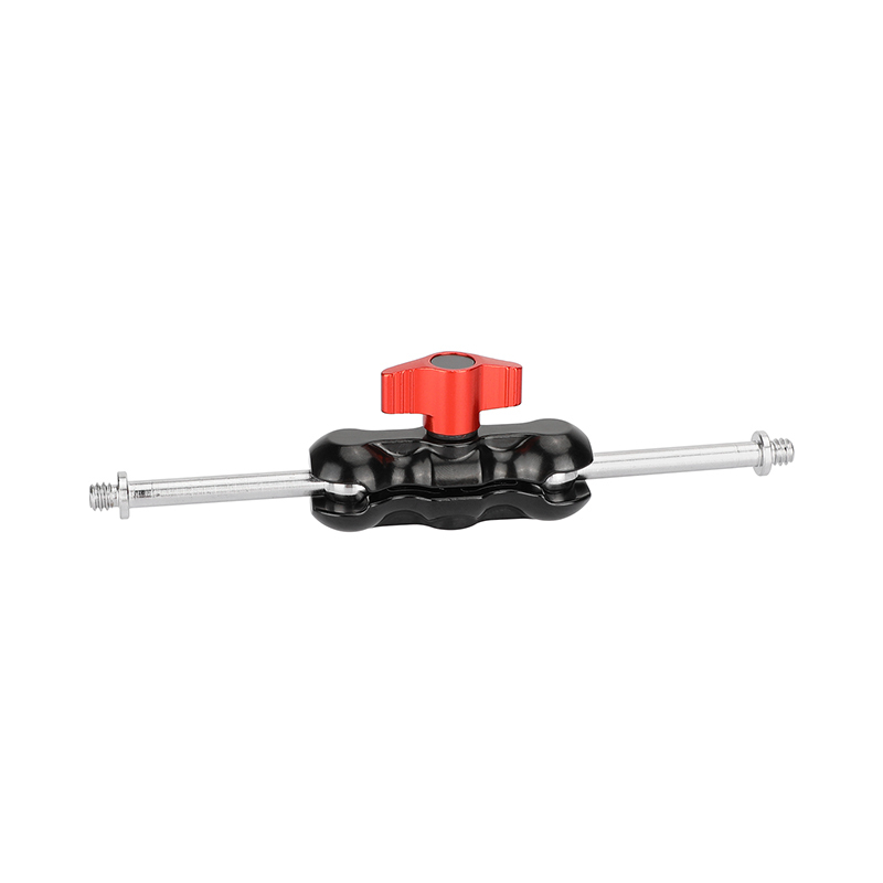 CAMVATE 1/4"-20 Mini Ball Head Extension Arm (Red Lever)