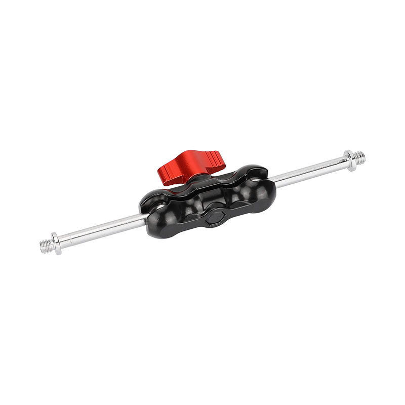 CAMVATE 1/4"-20 Mini Ball Head Extension Arm (Red Lever)