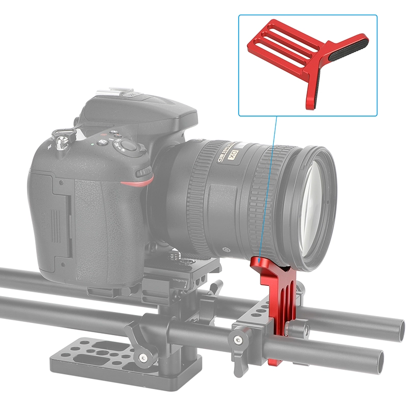 CAMVATE Y-Shaped Lens Support Bracket (Red)