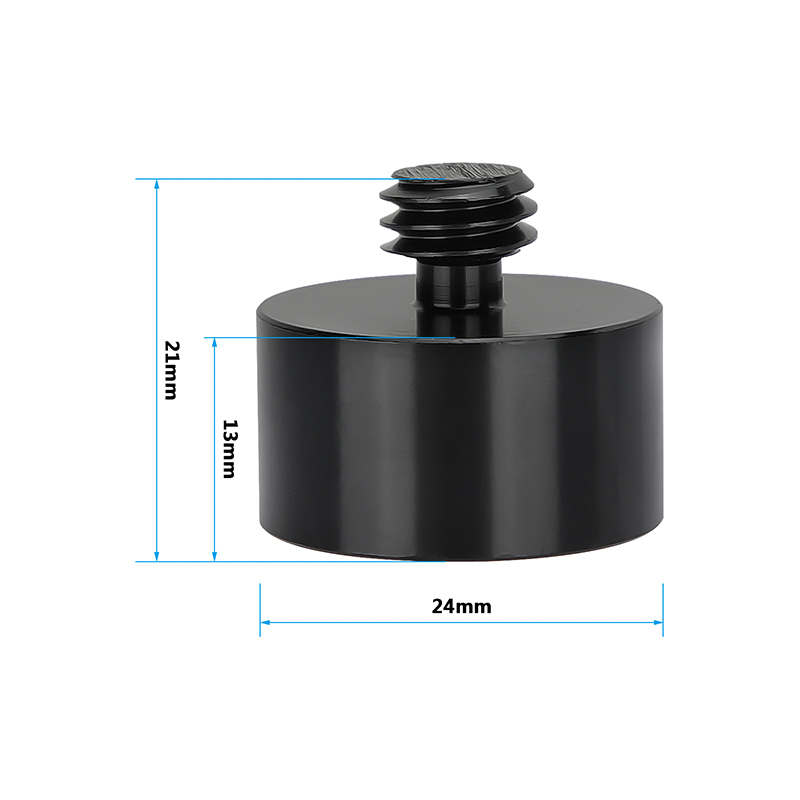 CAMVATE 5/8"-27 (F) to 3/8"-16 (M) & Shoe Base with 1/4"-20 (F) to 5/8"-27 (M) Microphone / Mic Stand Adapter Set