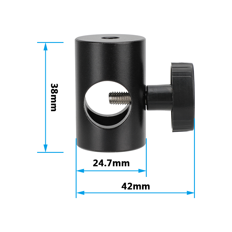 CAMVATE Light Stand Head Mount with 1/4"-20 Thread