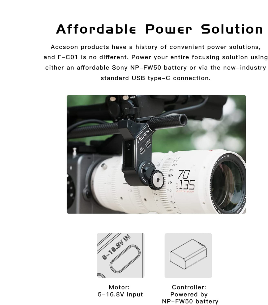 CAMVATE Accsoon F-C01 Wireless Follow Focus (FC01)