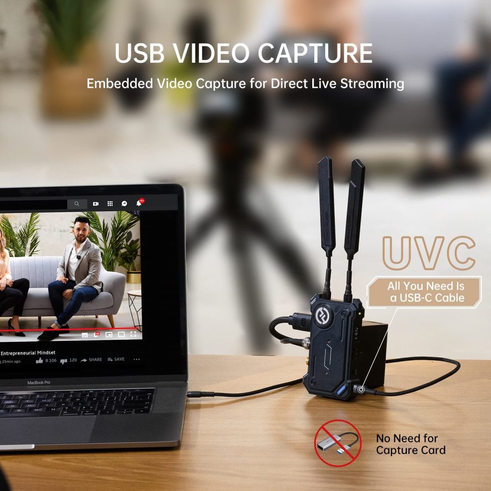 CAMVATE Hollyland COSMO C1 [OFFICIAL] 1000ft Wireless HDMI/SDI Video Transmission System 40ms 1080P 12-20Mbps 5G Image&Audio Transmitter Receiver, Emb
