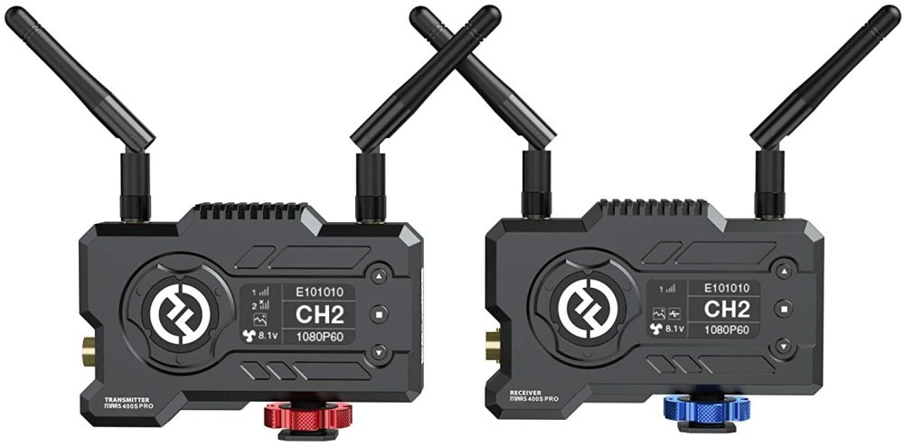 CAMVATE Hollyland Mars 400S PRO [Official] Wireless SDI HDMI Video Transmitter and Receiver, 0.08s Latency 400ft Range, 4 APP Monitoring, for Videogra