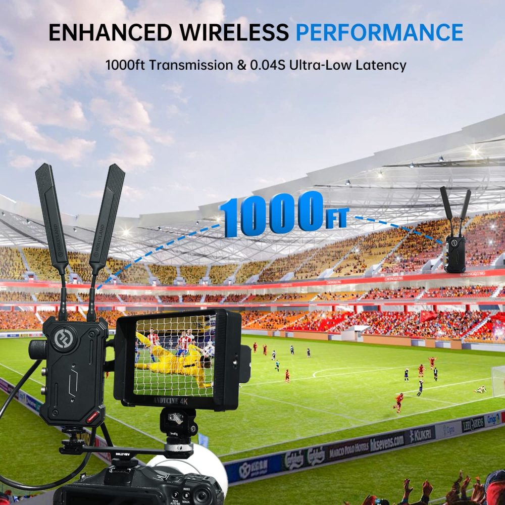 CAMVATE Hollyland COSMO C1 [OFFICIAL] 1000ft Wireless HDMI/SDI Video Transmission System 40ms 1080P 12-20Mbps 5G Image&Audio Transmitter Receiver, Emb