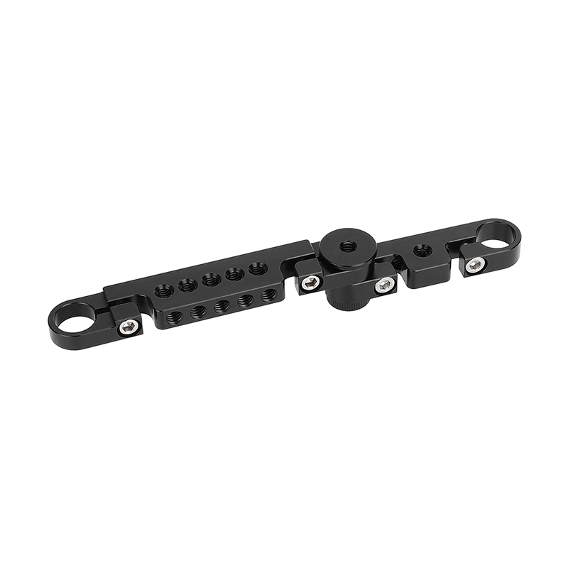 CAMVATE Adjustable Cross Cheese Bar with 15mm Rod Adapter for Monitor Cage Rig