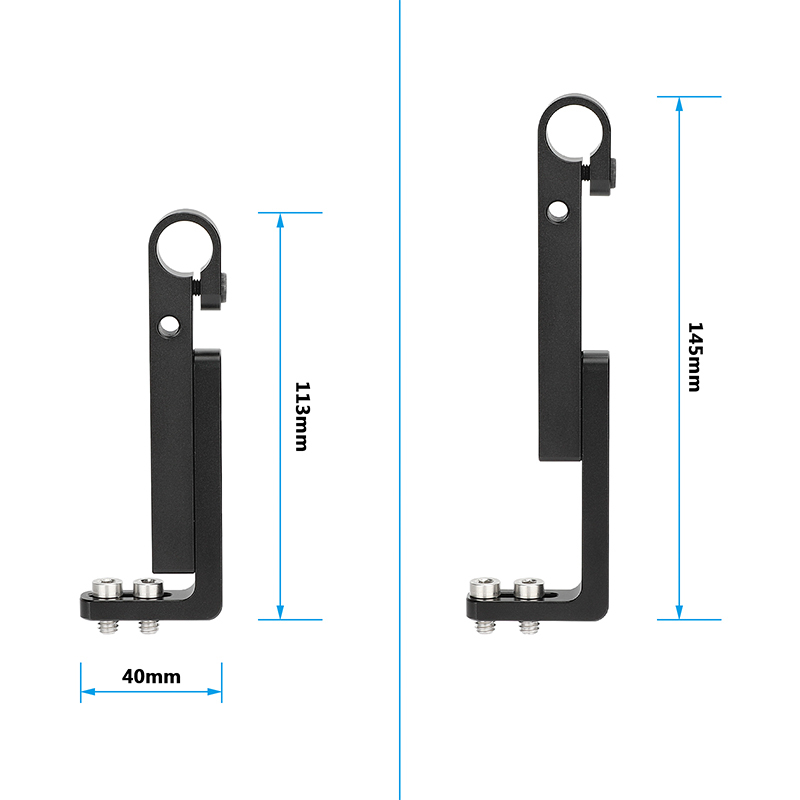 CAMVATE  Adjustable L-Shaped Bracket with 15mm Rod Adapter