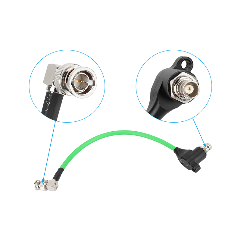 CAMVATE 12G BNC SDI Protector SDI Anti-current Isolation Cable For ARRI Mini / RED Komodo Cameras (Green)