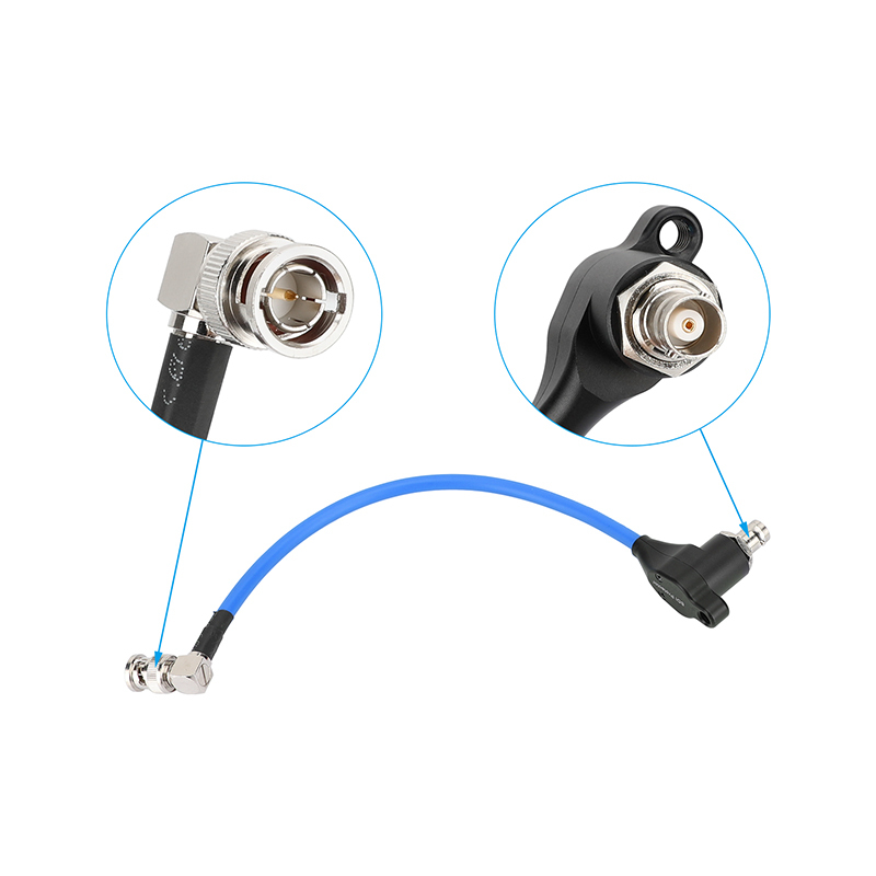 CAMVATE 12G BNC SDI Protector SDI Anti-current Isolation Cable For ARRI Mini / RED Komodo Cameras (Blue)