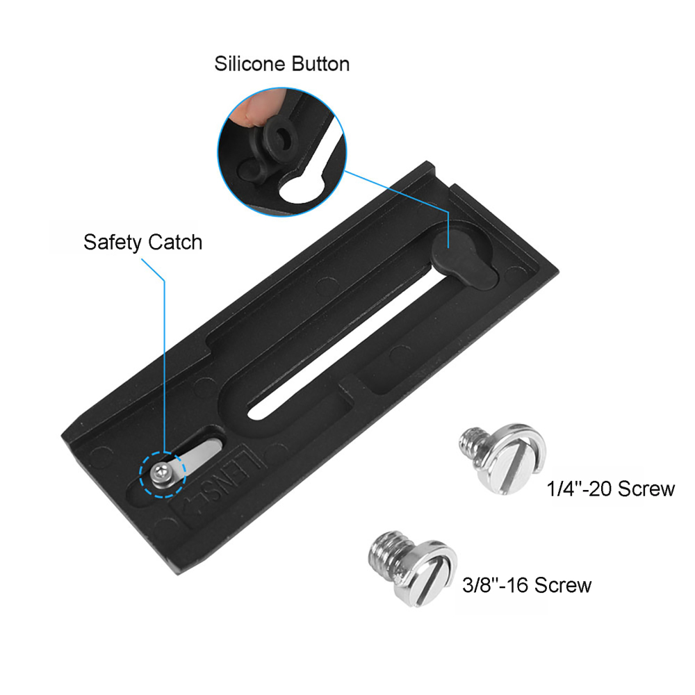 CAMVATE 501PL Quick Release Plate 120mm For Manfrotto 501