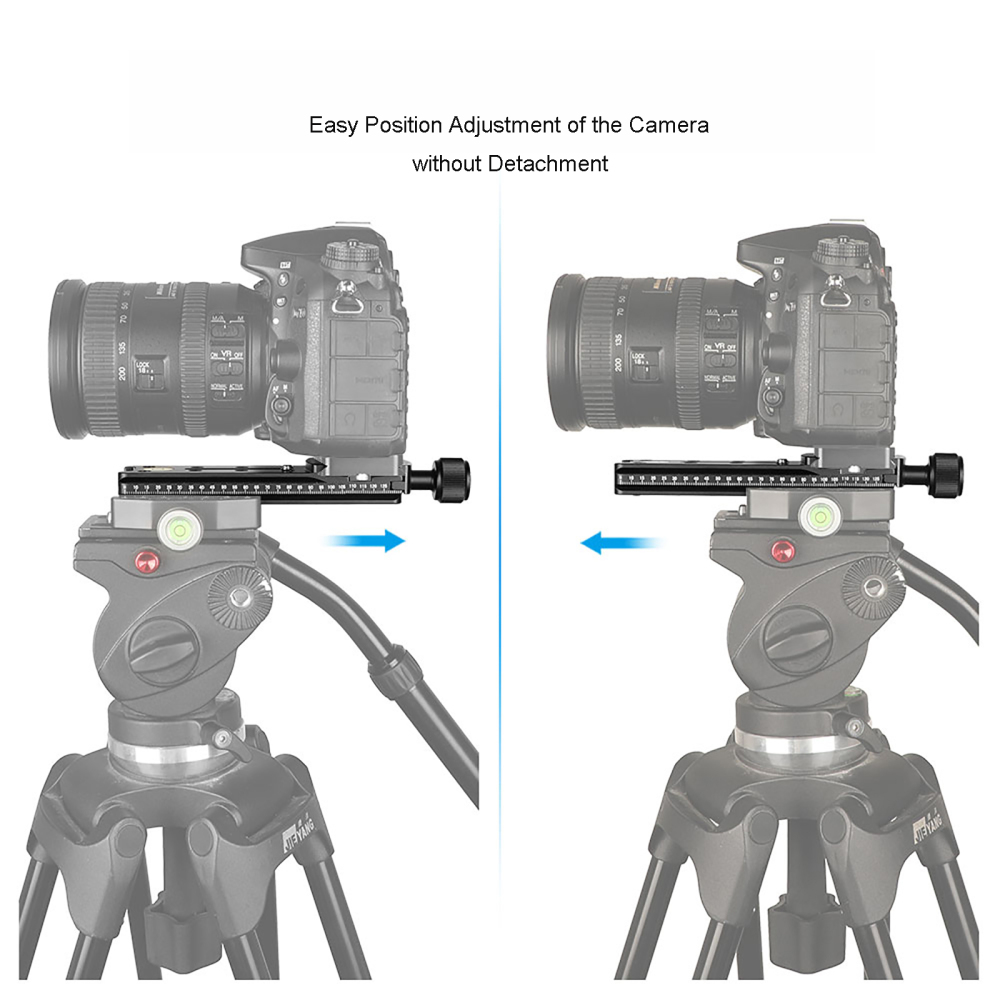 CAMVATE 140mm Slide Rail Long Quick Release Plate Clamp