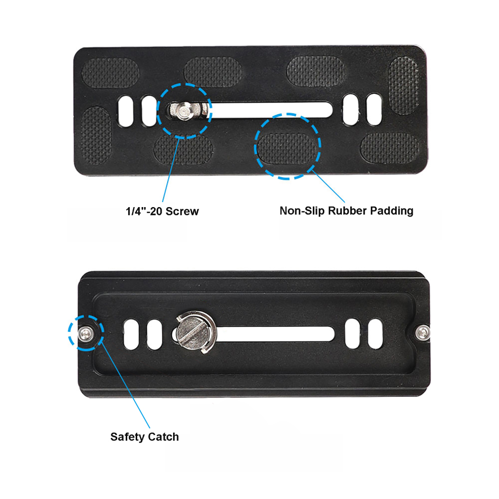 CAMVATE 120mm Quick Release Plate Kit Arca Style