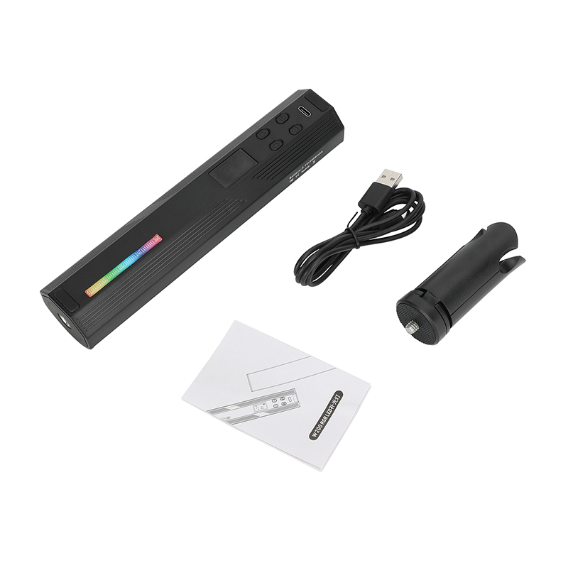 CAMVATE Magnetic RGB LED Tube Light with Foldable Tripod