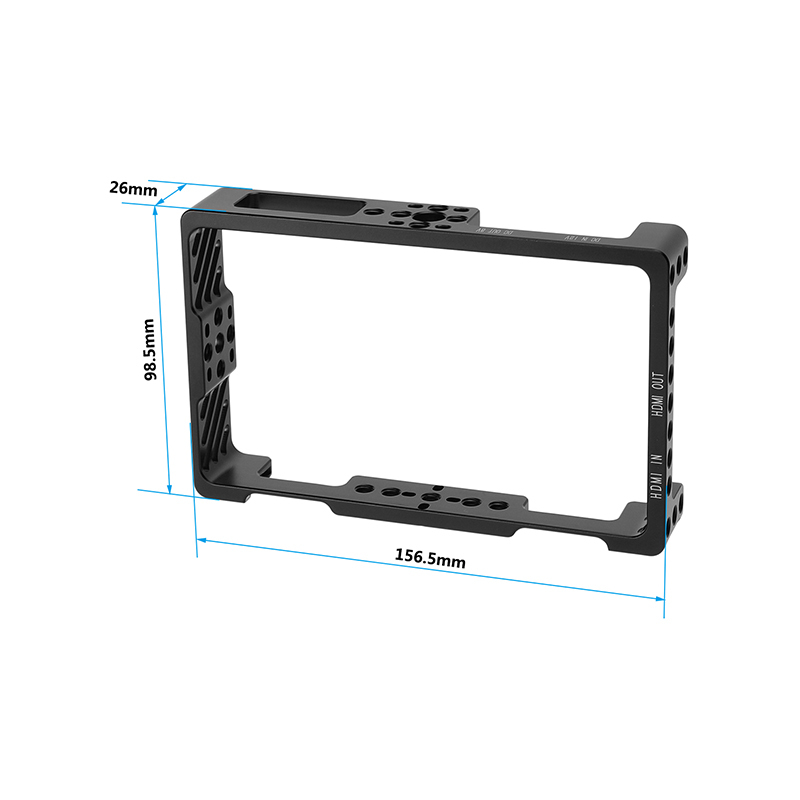 CAMVATE Full Monitor Cage for FeelWorld LUT5 5.5"