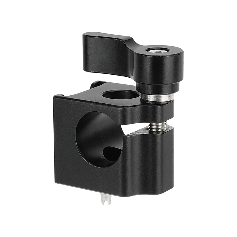 CAMVATE 1/4"-20 Male Anti-Twist to 15mm Single Rod Bracket