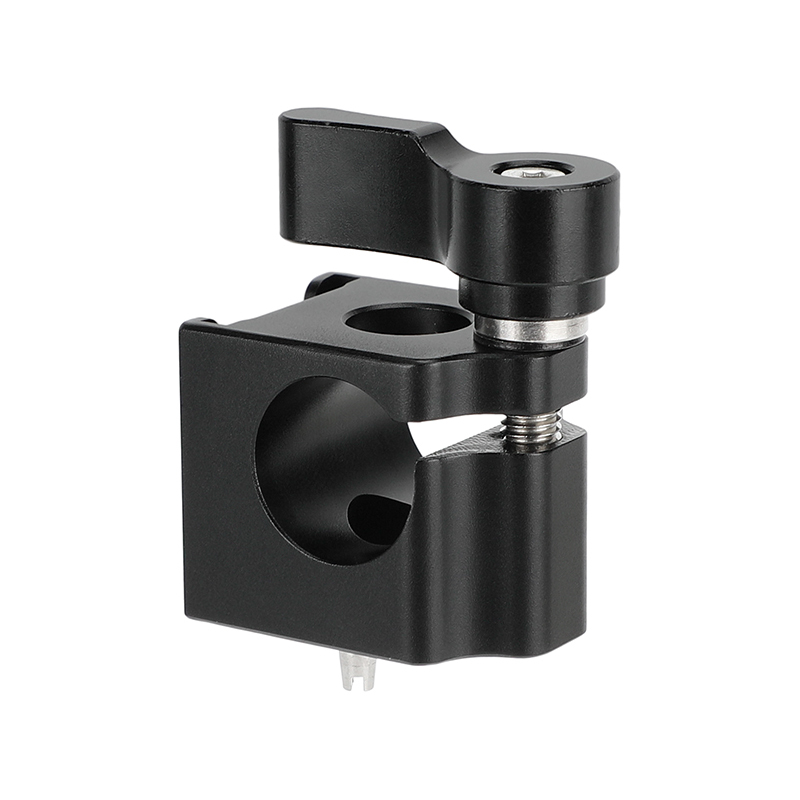 CAMVATE 1/4"-20 Male Anti-Twist to 15mm Single Rod Bracket