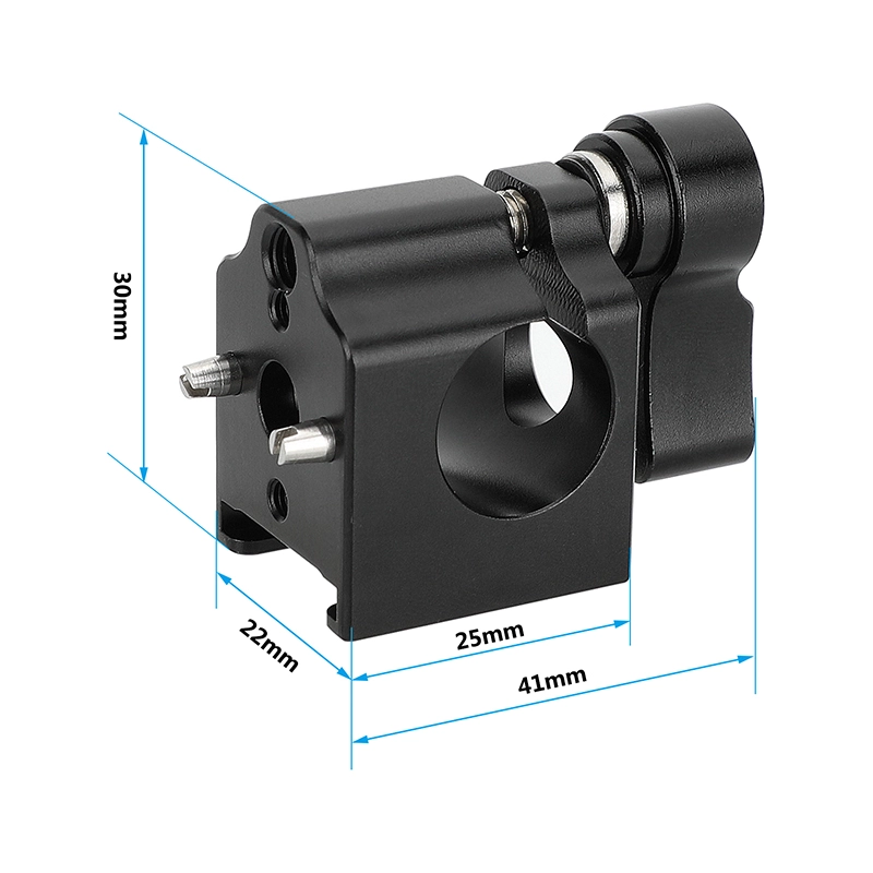 CAMVATE 1/4"-20 Male Anti-Twist to 15mm Single Rod Bracket