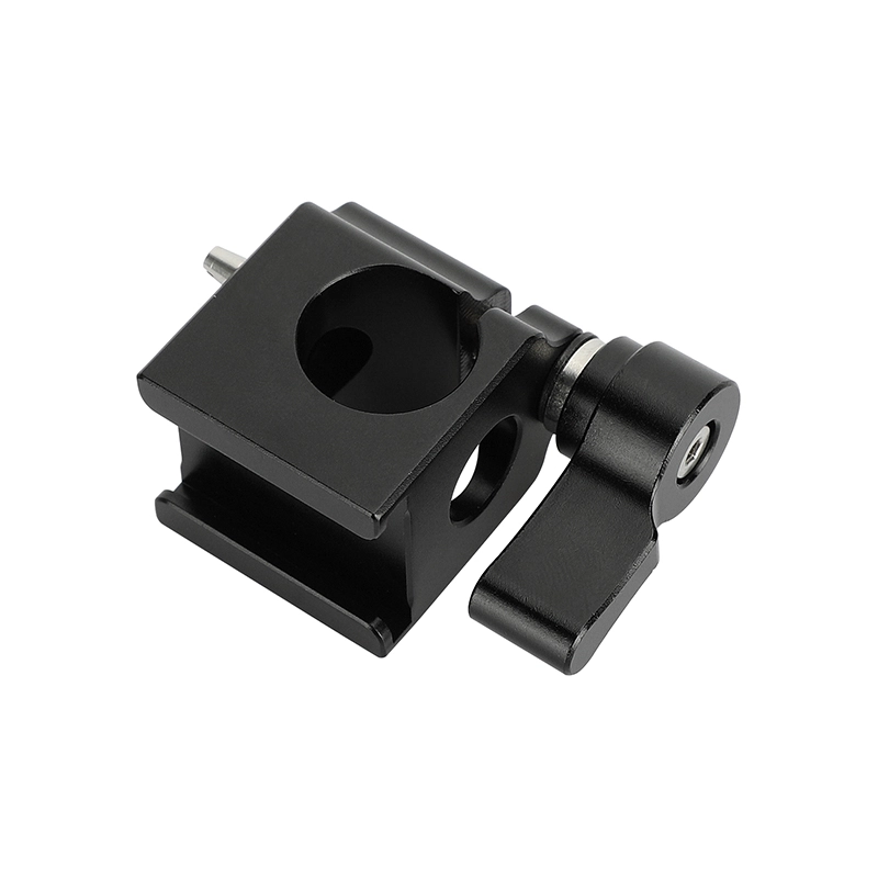 CAMVATE 1/4"-20 Male Anti-Twist to 15mm Single Rod Bracket
