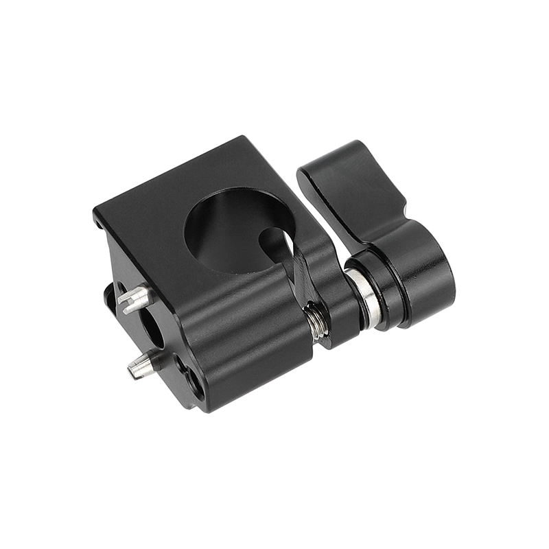 CAMVATE 1/4"-20 Male Anti-Twist to 15mm Single Rod Bracket