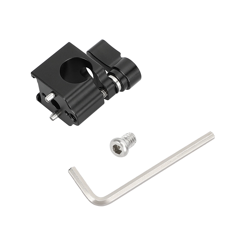 CAMVATE 1/4"-20 Male Anti-Twist to 15mm Single Rod Bracket