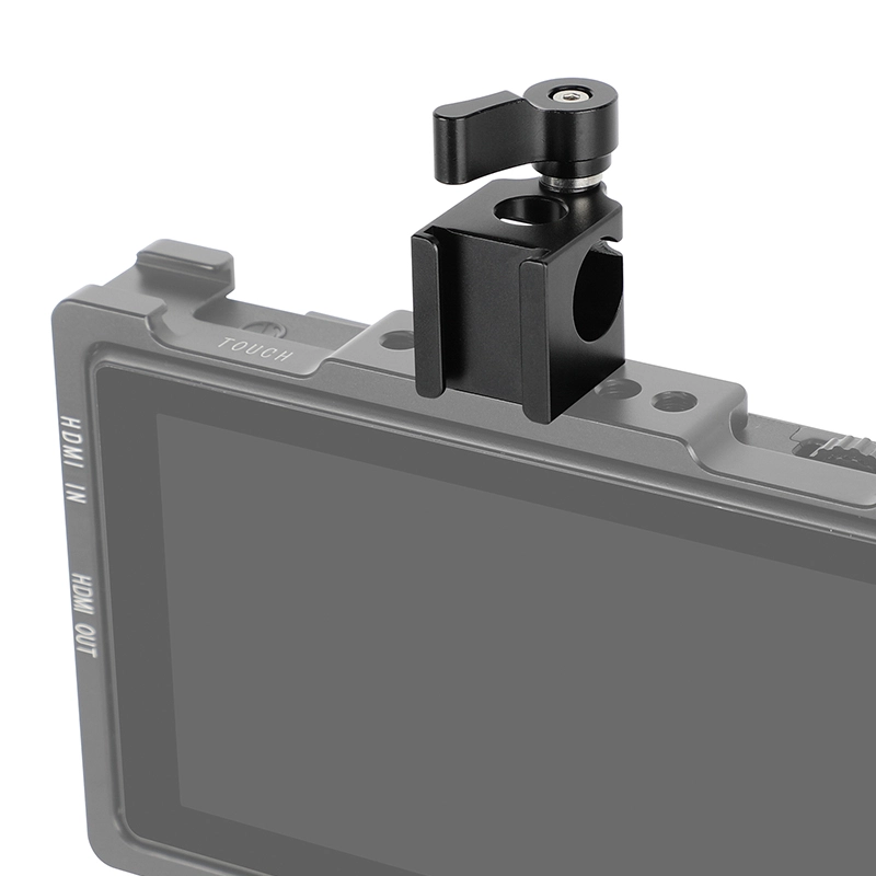 CAMVATE 1/4"-20 Male Anti-Twist to 15mm Single Rod Bracket