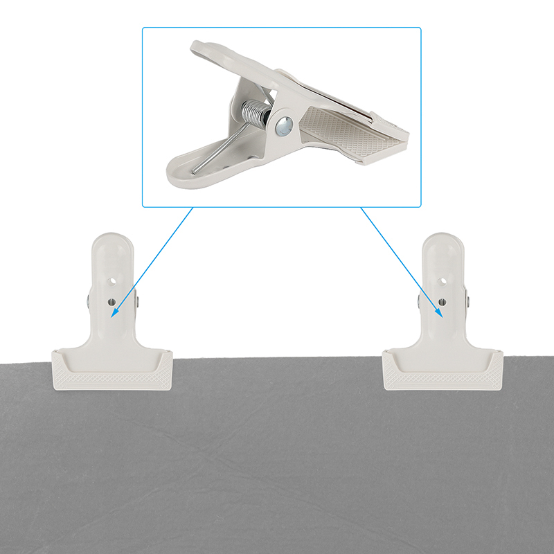 CAMVATE 2" Spring Clip Clamp (White)