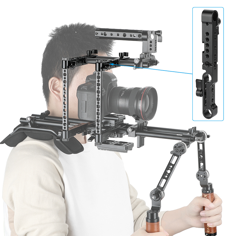 CAMVATE 15mm Right Angle 90 Degree Rod Adapter Clamp