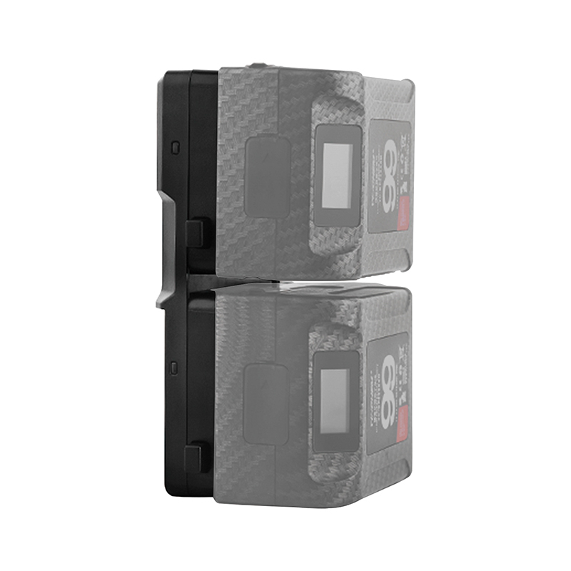 CAMVATE Hot-Swap Dual V-Mount Battery Plate Power Supply Adapter