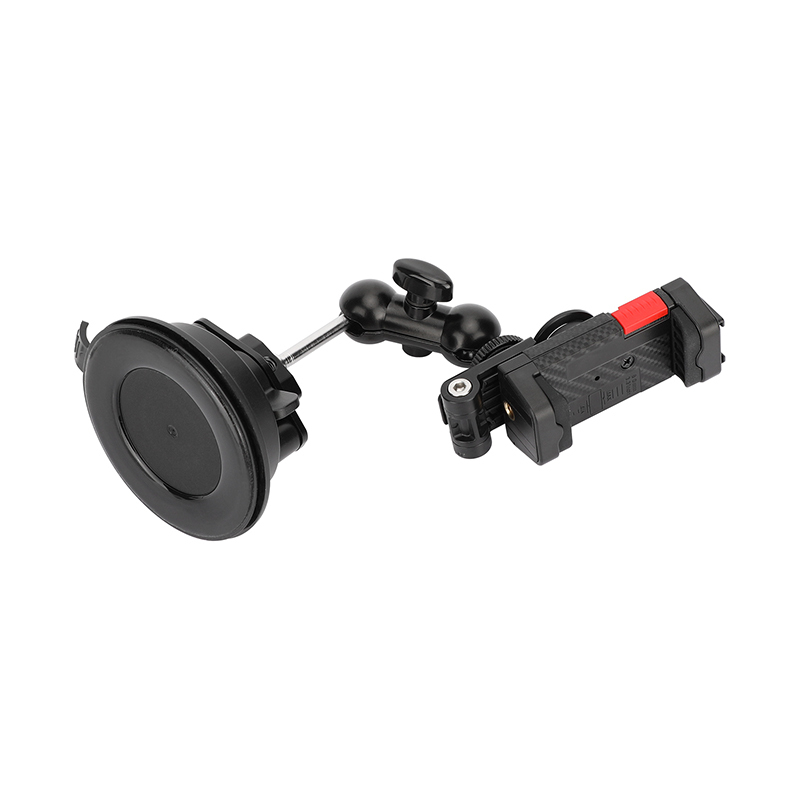 CAMVATE Suction Cup Mount with Ball Head and Smartphone Clip