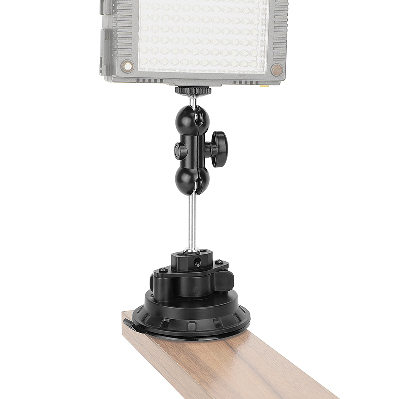 CAMVATE Suction Cup Mount with Ball Head and Smartphone Clip