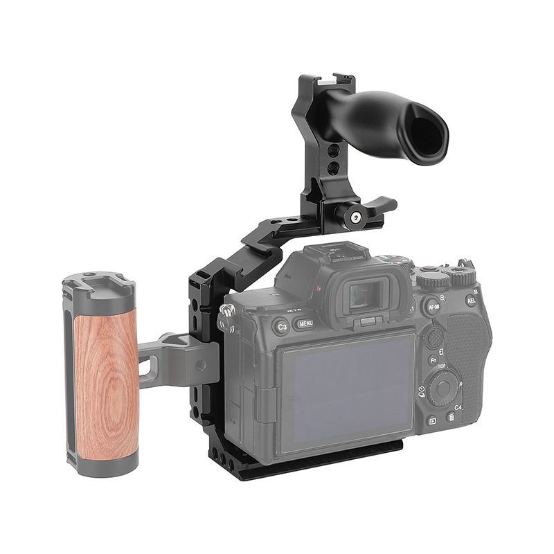 CAMVATE Half Camera Cage with QR Top Handle for Sony Alpha 7IV A7M4