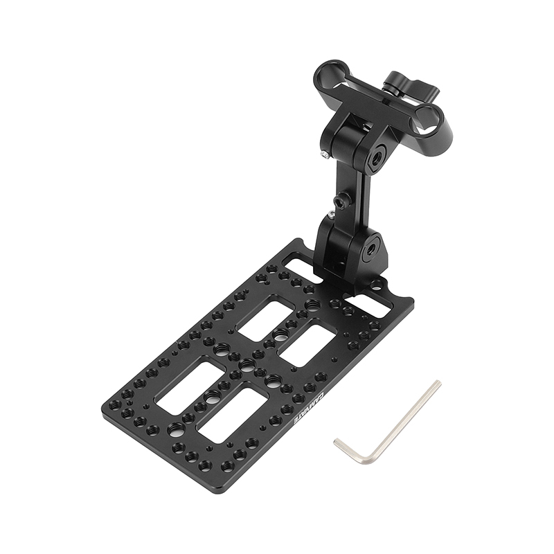 CAMVATE Adjustable Battery Support Bracket With Cheese Plate