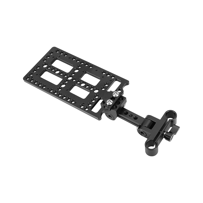CAMVATE Adjustable Battery Support Bracket With Cheese Plate