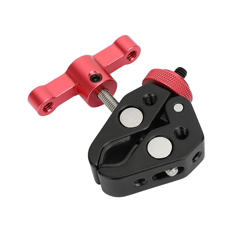 CAMVATE Super Clamp Crab Pliers Clip with 1/4" to 1/4" Screw Adapter