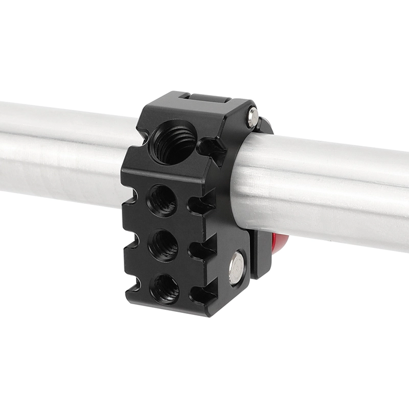 CAMVATE 19mm Rod Clamp with Anti-Twist Mount (Red Locking Lever)