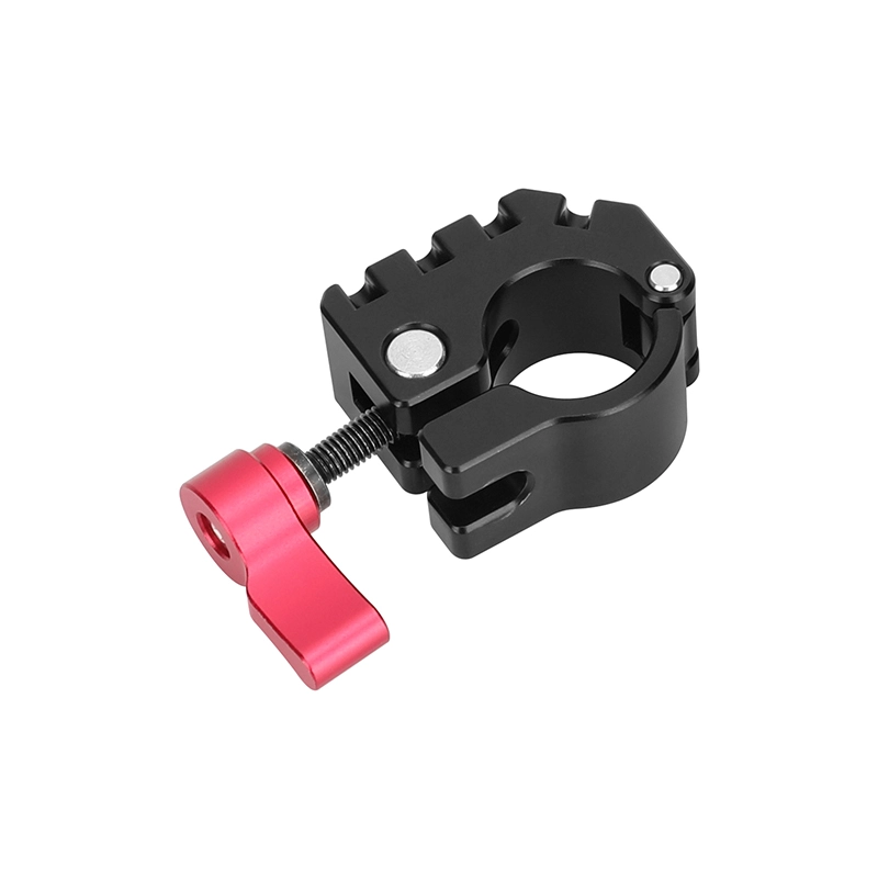 CAMVATE 19mm Rod Clamp with Anti-Twist Mount (Red Locking Lever)